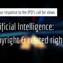 BCC response: Artificial Intelligence: Copyright & related rights