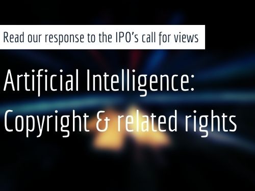 BCC response: Artificial Intelligence: Copyright & related rights