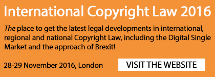 News: International Copyright Law 2016