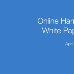 News: Statement on Online Harms White Paper